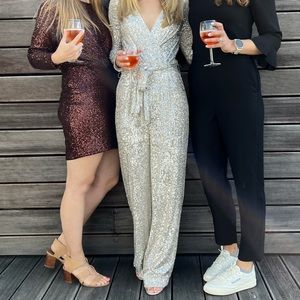 Eliza J Sequin Romper